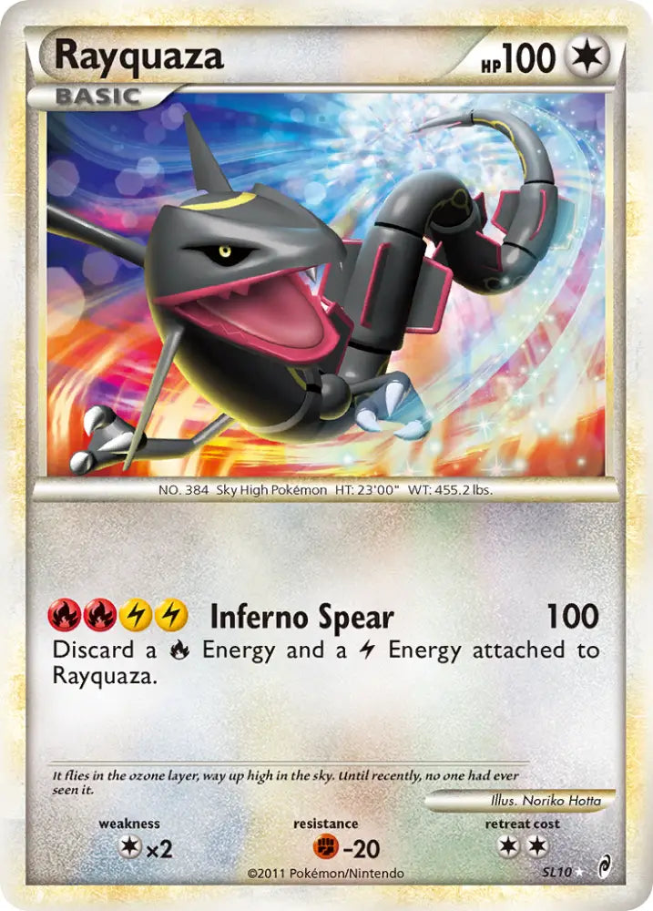 Rayquaza (SL10) [HeartGold & SoulSilver: Call of Legends] - Pokemon Single