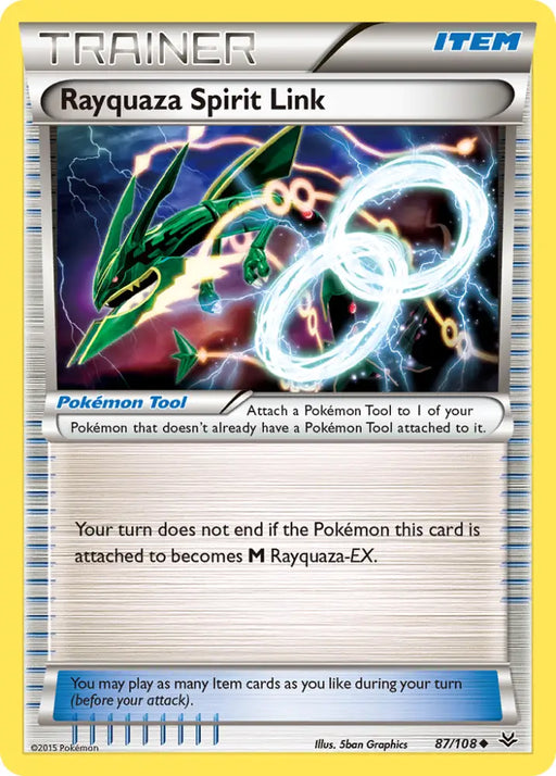 Rayquaza Spirit Link (87/108) [XY: Roaring Skies] - Pokemon Single