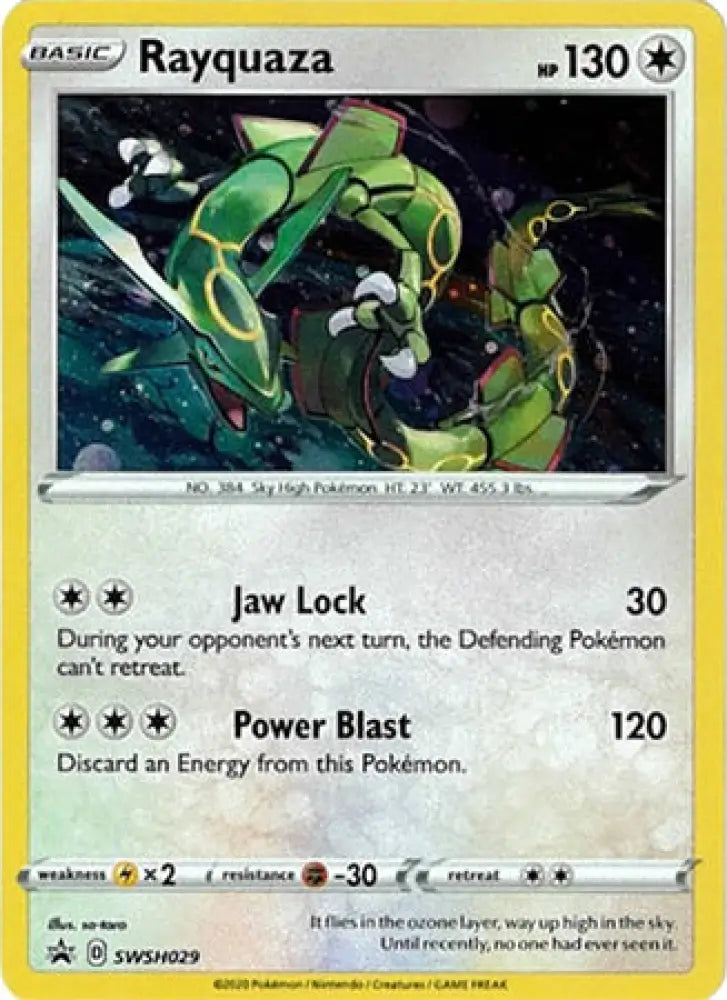 Rayquaza (SWSH029) [Sword & Shield: Black Star Promos] - Pokemon Single
