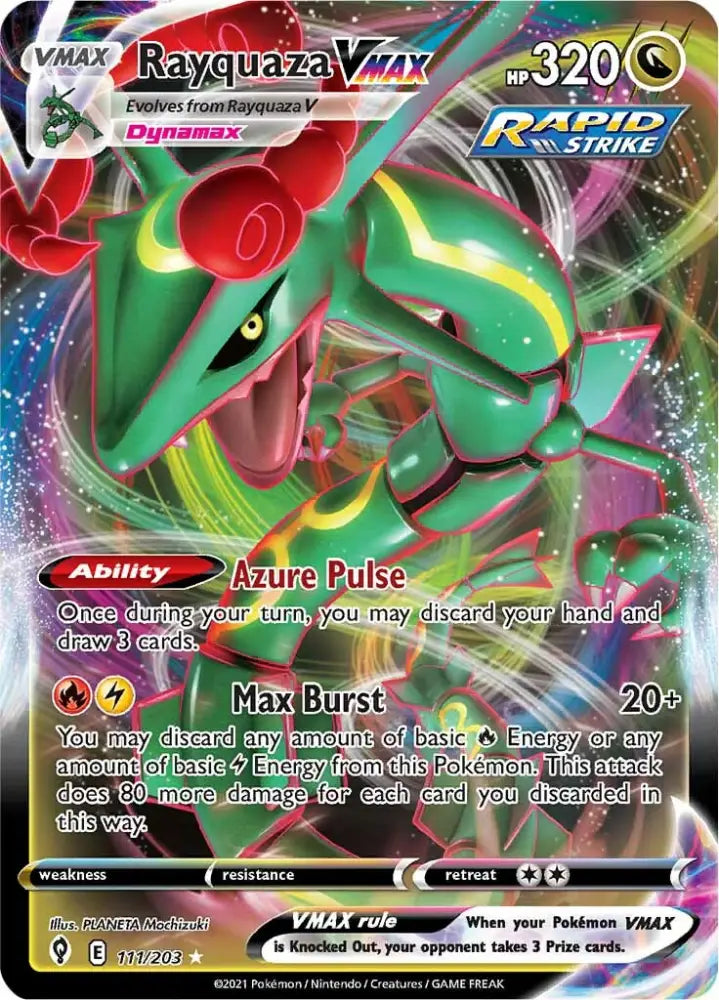 Rayquaza VMAX (111/203) [Sword & Shield: Evolving Skies] - Pokemon Single