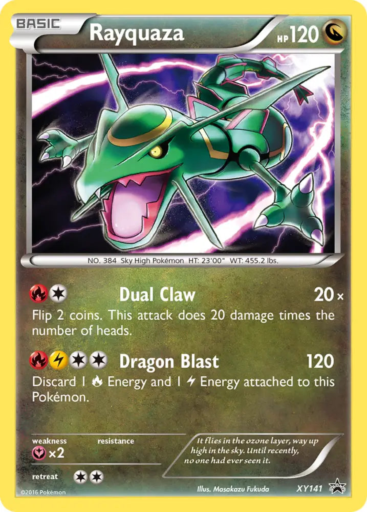 Rayquaza (XY141) [XY: Black Star Promos] - Pokemon Single