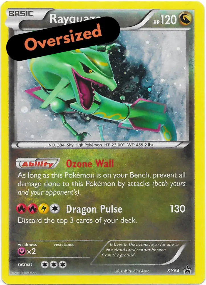 Rayquaza (XY64) (Jumbo Card) [XY: Black Star Promos] - Pokemon Single