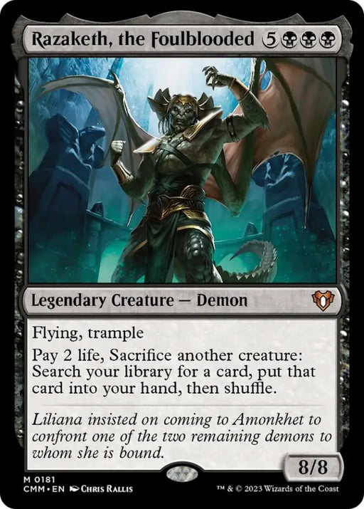 Razaketh the Foulblooded [Commander Masters] - MTG Single