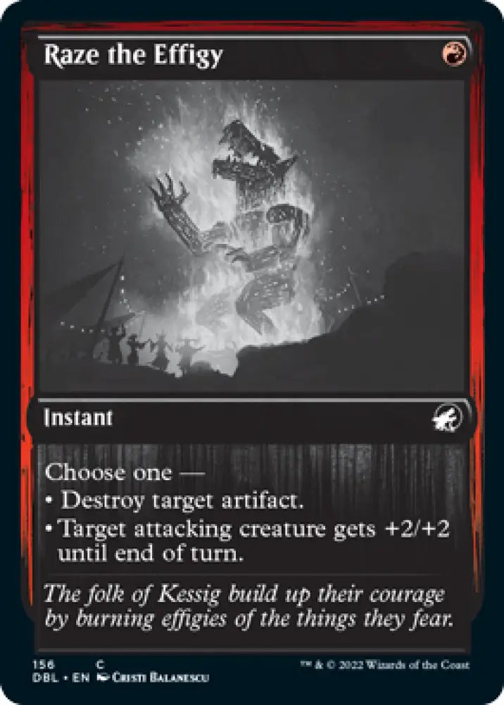 Raze the Effigy [Innistrad: Double Feature] - MTG Single