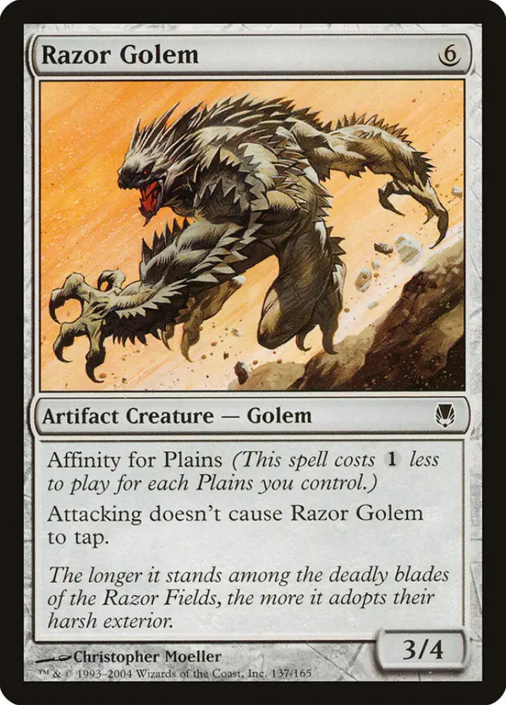 Razor Golem [Darksteel] - MTG Single