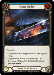 Razor Reflex (Blue) [Welcome to Rathe Unlimited] Unlimited Rainbow Foil - Flesh And Blood Single