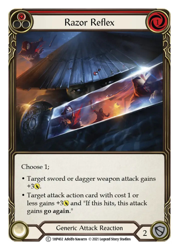 Razor Reflex (Red) [1HP402] (History Pack 1) - Flesh And Blood Single