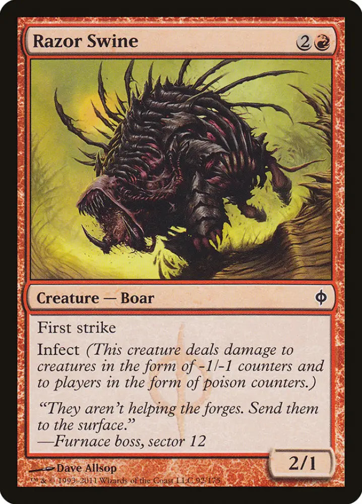 Razor Swine [New Phyrexia] - MTG Single