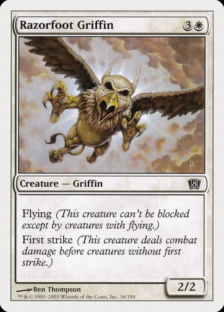Razorfoot Griffin (36) [Eighth Edition] - MTG Single