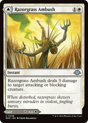 Razorgrass Ambush // Razorgrass Field [Modern Horizons 3] - MTG Single