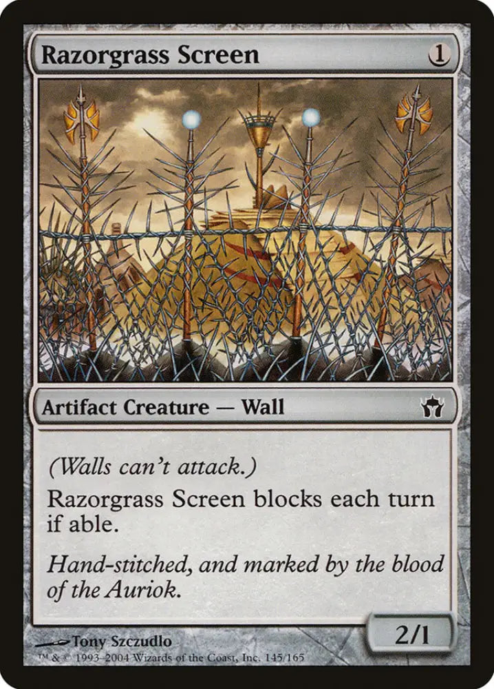 Razorgrass Screen [Fifth Dawn] - MTG Single