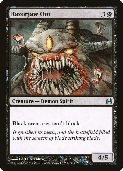 Razorjaw Oni [Commander 2011] - MTG Single