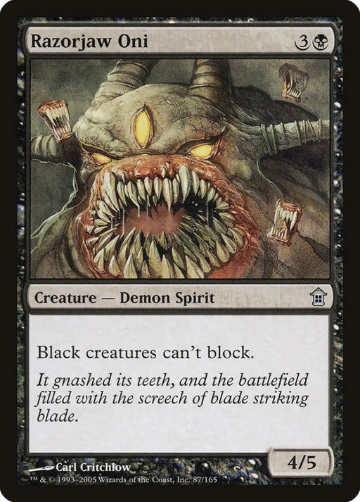 Razorjaw Oni [Saviors of Kamigawa] - MTG Single
