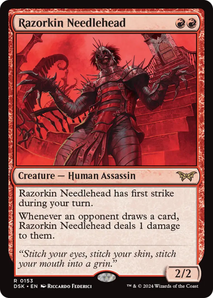 Razorkin Needlehead [Duskmourn: House of Horror] - MTG Single