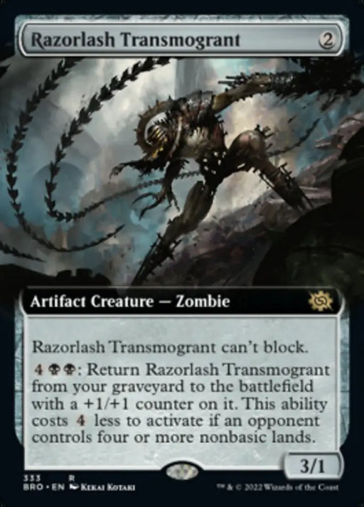 Razorlash Transmogrant (Extended Art) [The Brothers’ War] - MTG Single