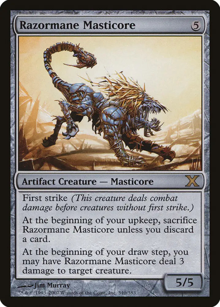 Razormane Masticore [Tenth Edition] - MTG Single