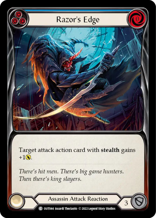 Razor’s Edge (Blue) [Outsiders] - Flesh And Blood Single