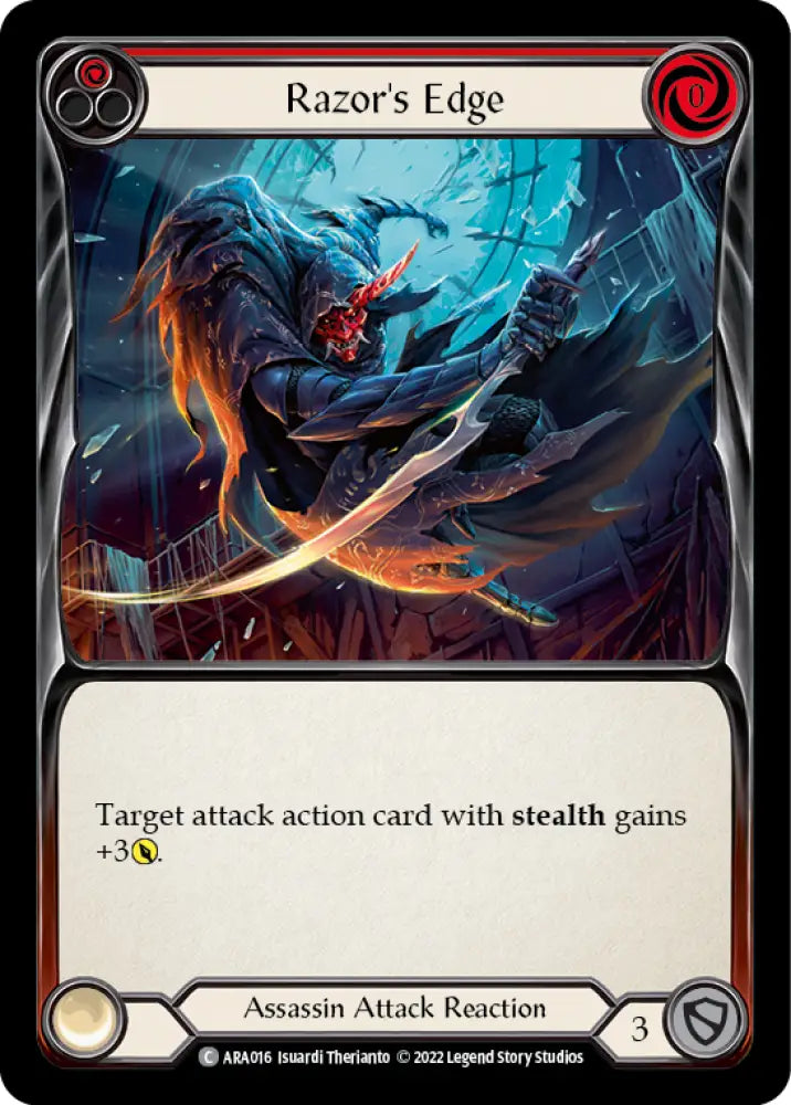 Razor’s Edge (Red) [Outsiders] (Arakni Blitz Deck) - Flesh And Blood Single