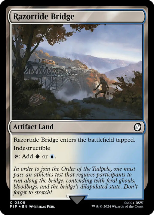 Razortide Bridge (Surge Foil) [Fallout] - MTG Single