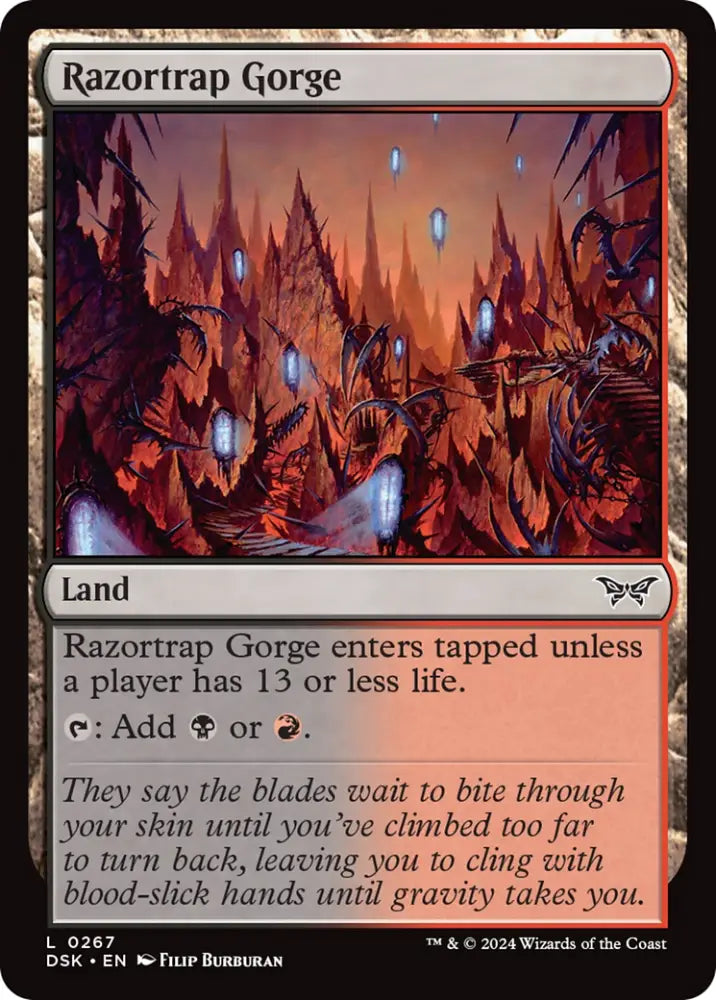 Razortrap Gorge [Duskmourn: House of Horror] - MTG Single