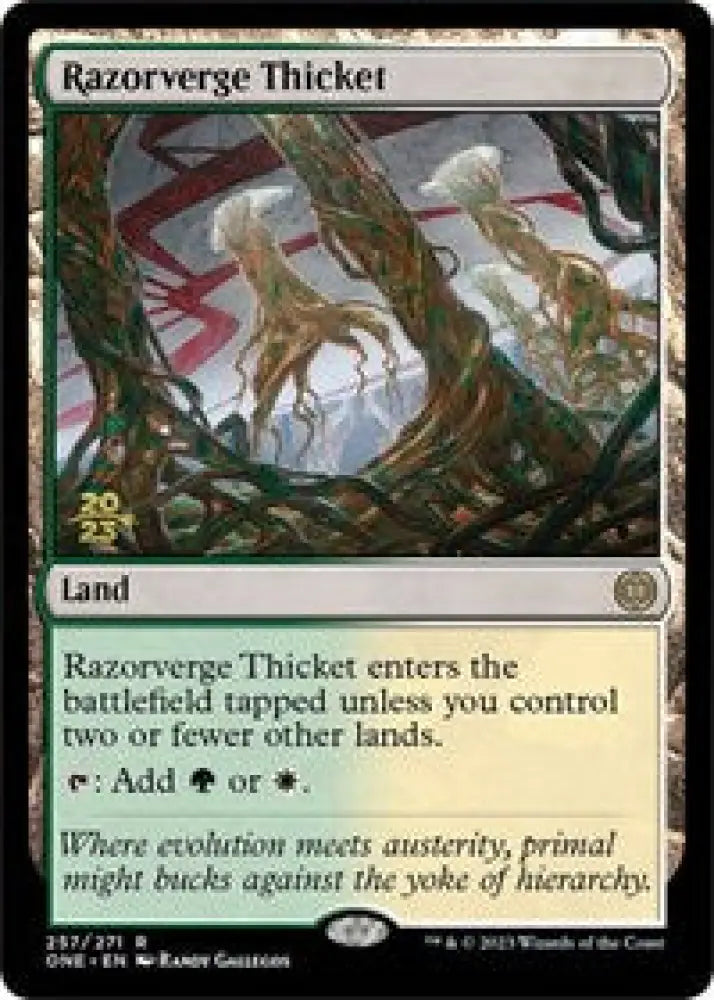 Razorverge Thicket (257) [Prerelease Cards]