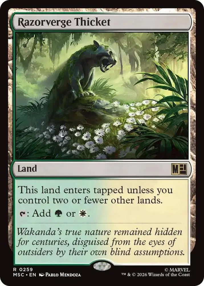 Razorverge Thicket (259) [Marvel Super Heroes Commander]