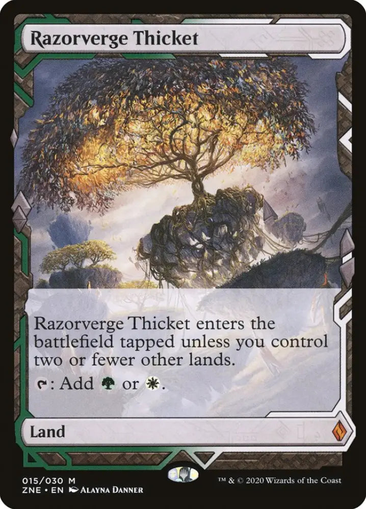 Razorverge Thicket (Expeditions) [Zendikar Rising Expeditions] - MTG Single