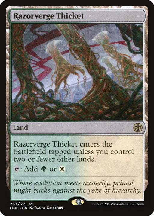 Razorverge Thicket [Phyrexia: All Will Be One] - MTG Single
