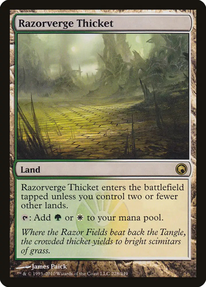 Razorverge Thicket [Scars of Mirrodin] - MTG Single