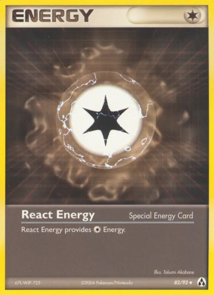 React Energy (82/92) [EX: Legend Maker] - Pokemon Single