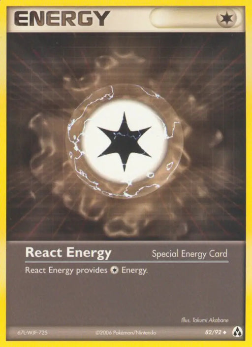 React Energy (82/92) [EX: Legend Maker] - Pokemon Single