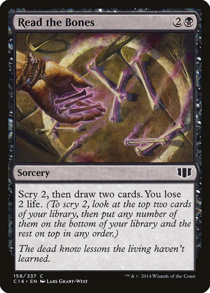 Read the Bones [Commander 2014] - MTG Single