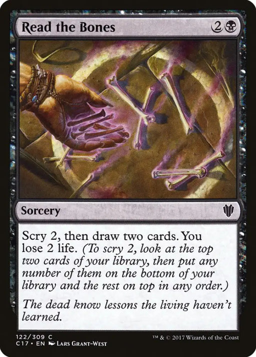 Read the Bones [Commander 2017] - MTG Single