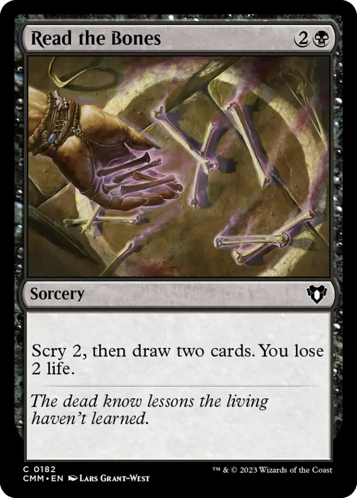 Read the Bones [Commander Masters] - MTG Single