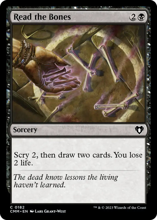 Read the Bones [Commander Masters] - MTG Single