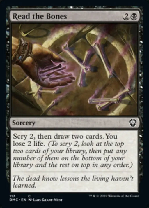 Read the Bones [Dominaria United Commander] - MTG Single