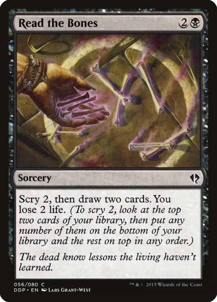 Read the Bones [Duel Decks: Zendikar vs. Eldrazi] - MTG Single