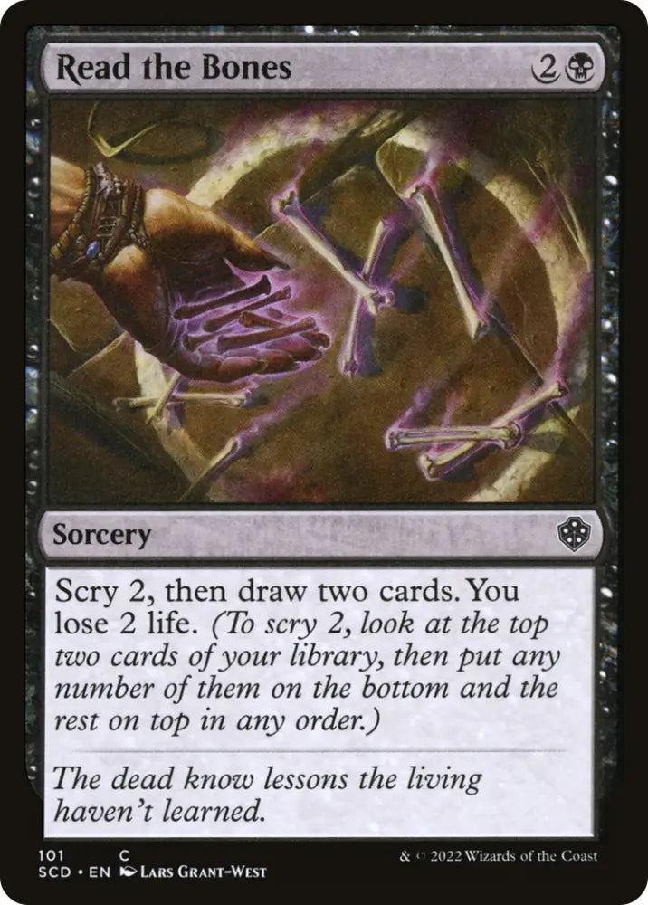 Read the Bones [Starter Commander Decks] - MTG Single