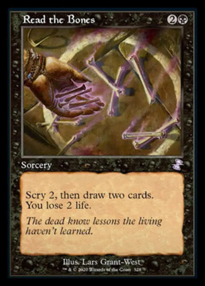 Read the Bones (Timeshifted) [Time Spiral Remastered] - MTG Single