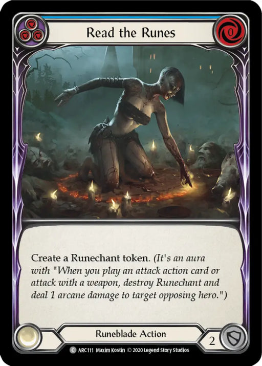 Read the Runes (Blue) [Arcane Rising Unlimited] Unlimited Normal - Flesh And Blood Single