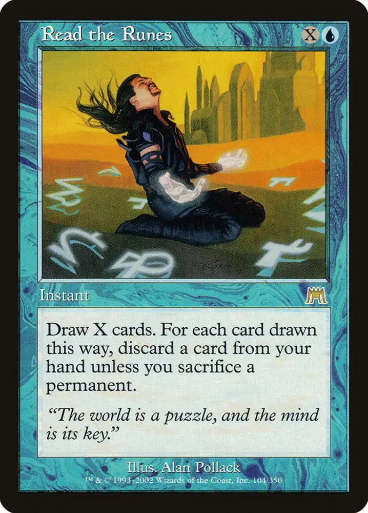 Read the Runes [Onslaught] - MTG Single