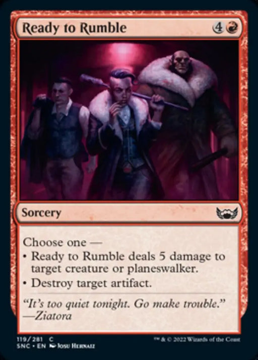 Ready to Rumble [Streets of New Capenna] - MTG Single