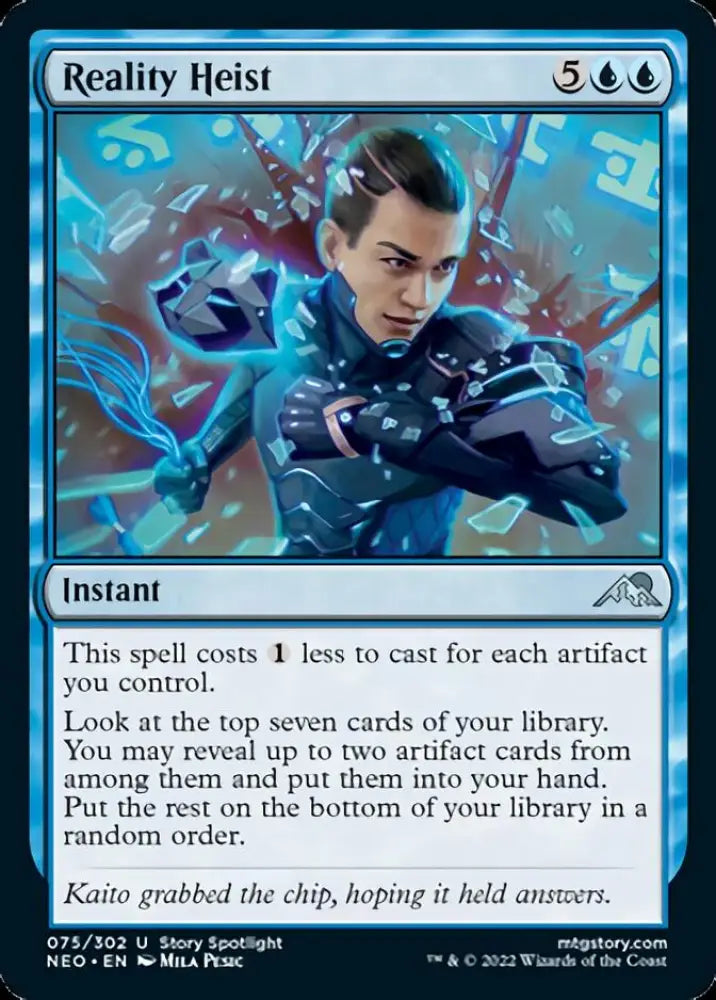 Reality Heist [Kamigawa: Neon Dynasty] - MTG Single