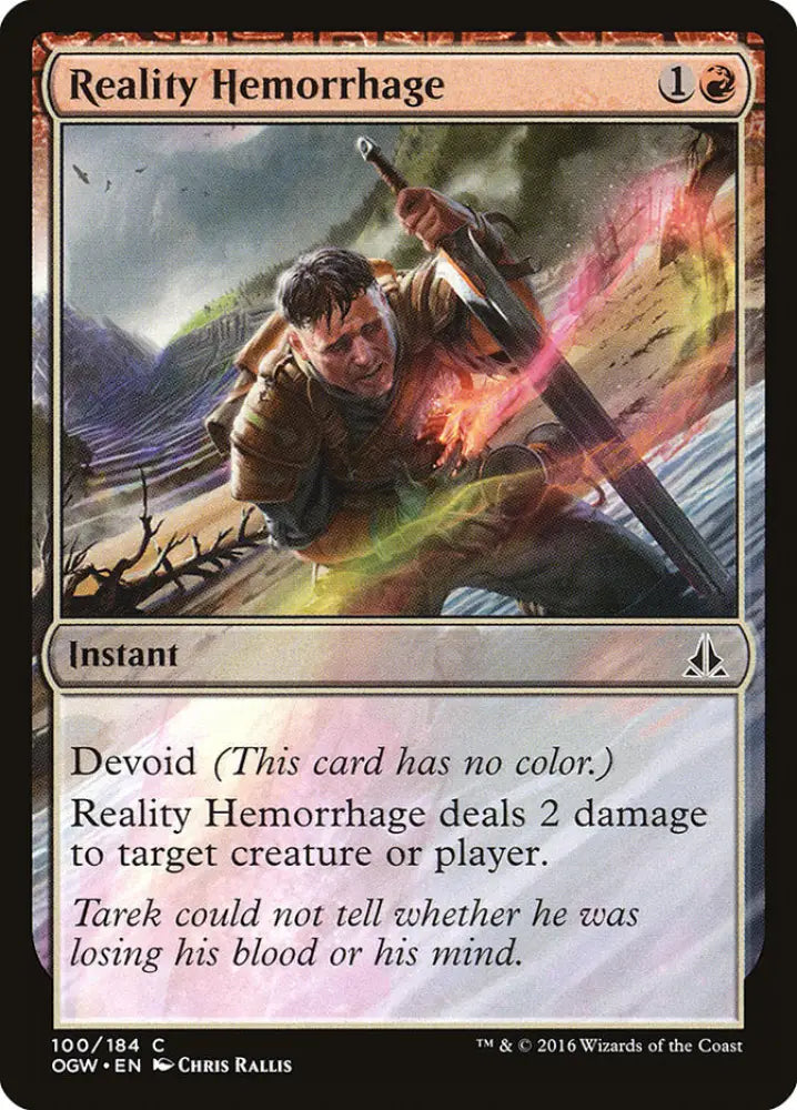 Reality Hemorrhage [Oath of the Gatewatch] - MTG Single