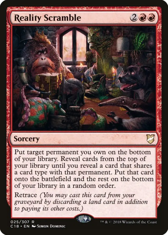 Reality Scramble [Commander 2018] - MTG Single