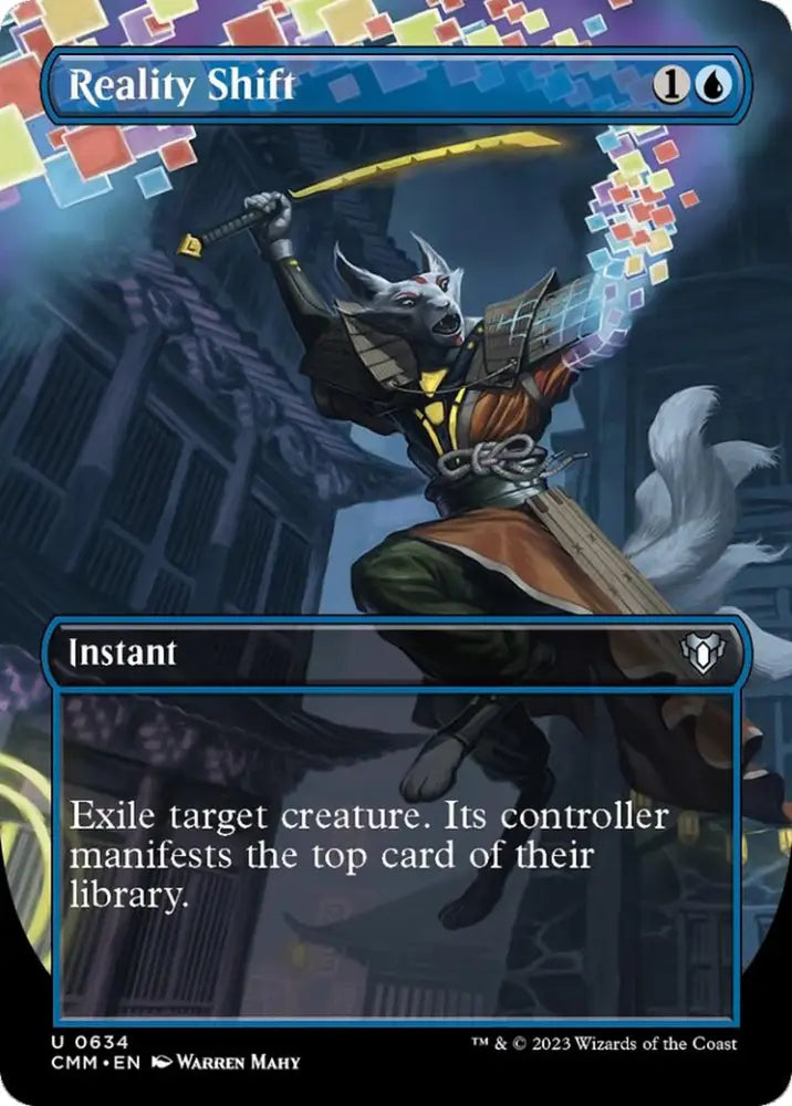 Reality Shift (Borderless Alternate Art) [Commander Masters] - MTG Single