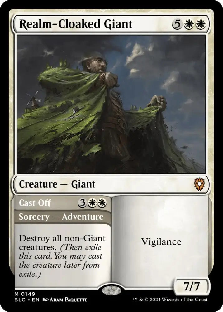 Realm-Cloaked Giant [Bloomburrow Commander] - MTG Single