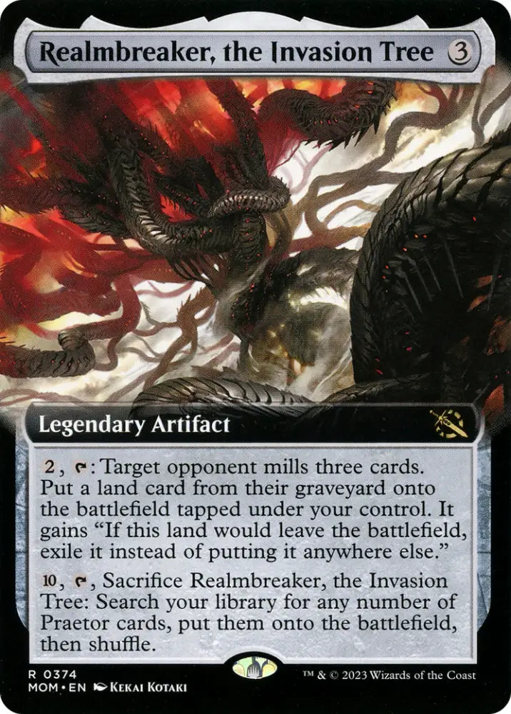 Realmbreaker the Invasion Tree (Extended Art) [March of the Machine] - MTG Single