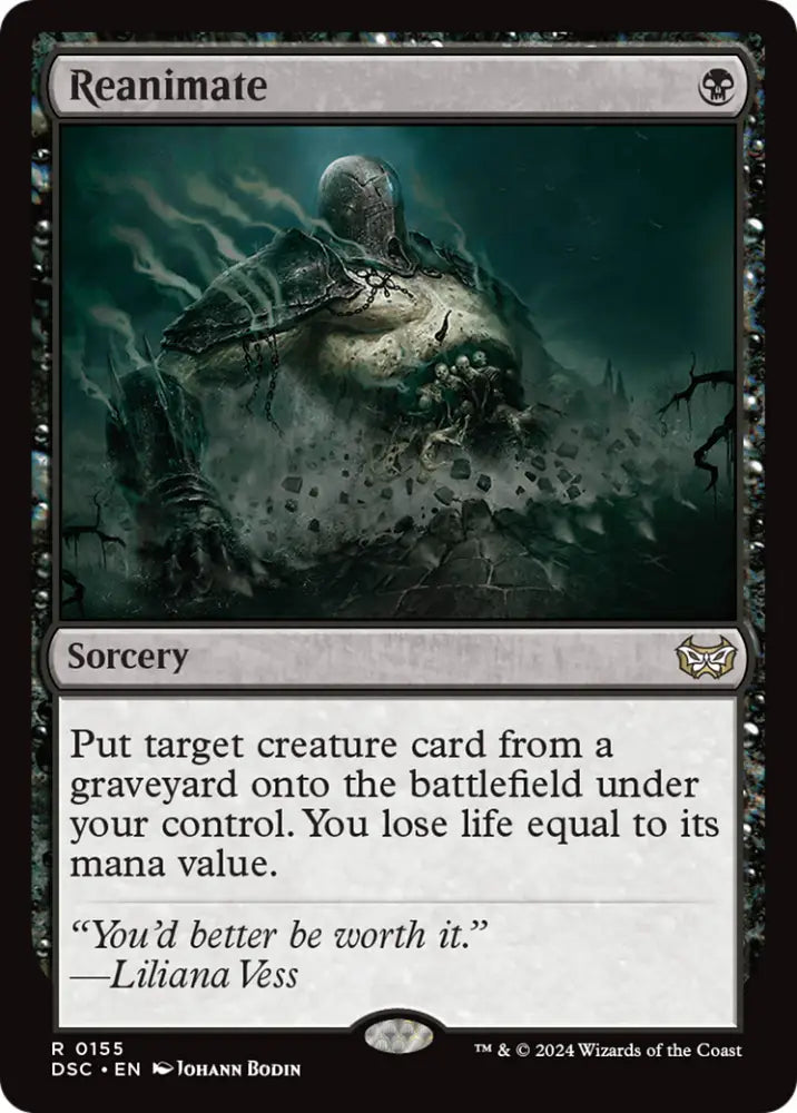 Reanimate [Duskmourn: House of Horror Commander] - MTG Single