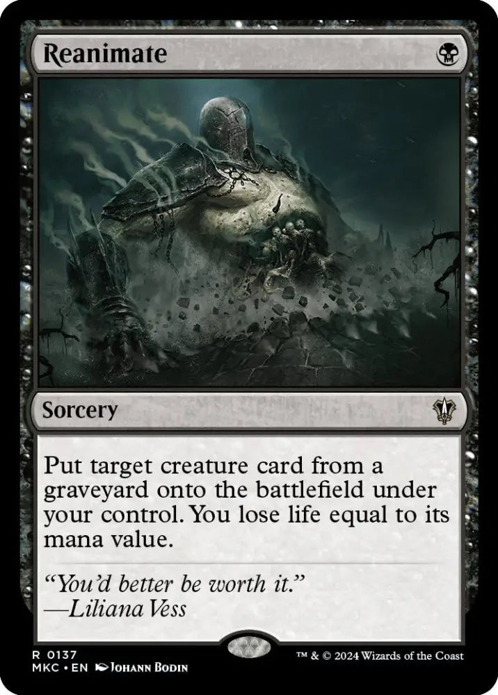 Reanimate [Murders at Karlov Manor Commander] - MTG Single